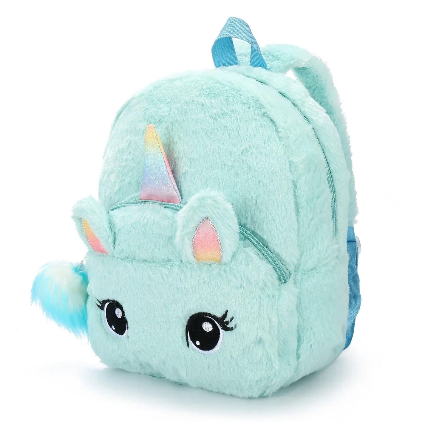 Cartable licorne tout doux avec pompon Ma Petite Licorne Cartables