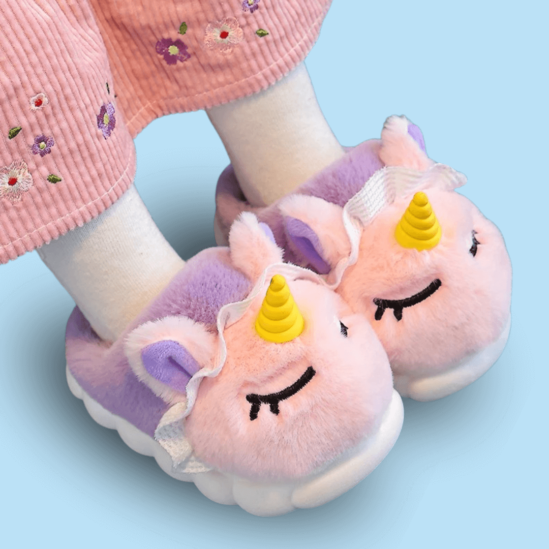 Chaussons fashion licorne