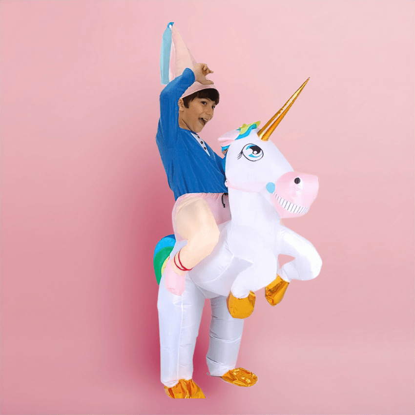 Deguisement licorne gonflable