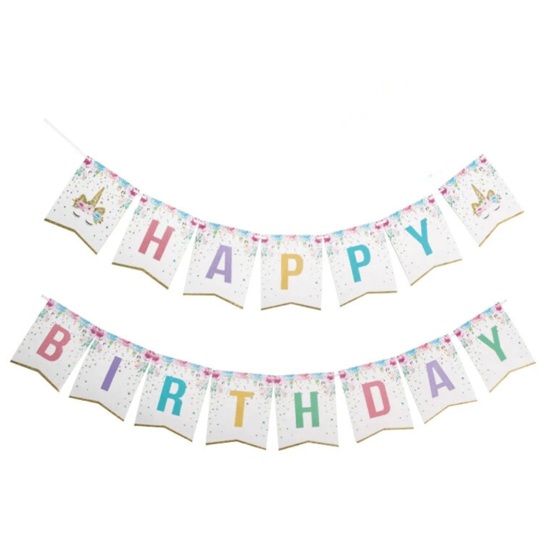 Kit Complet Décoration Anniversaire Licorne Ma Petite Licorne Kits de fêtes