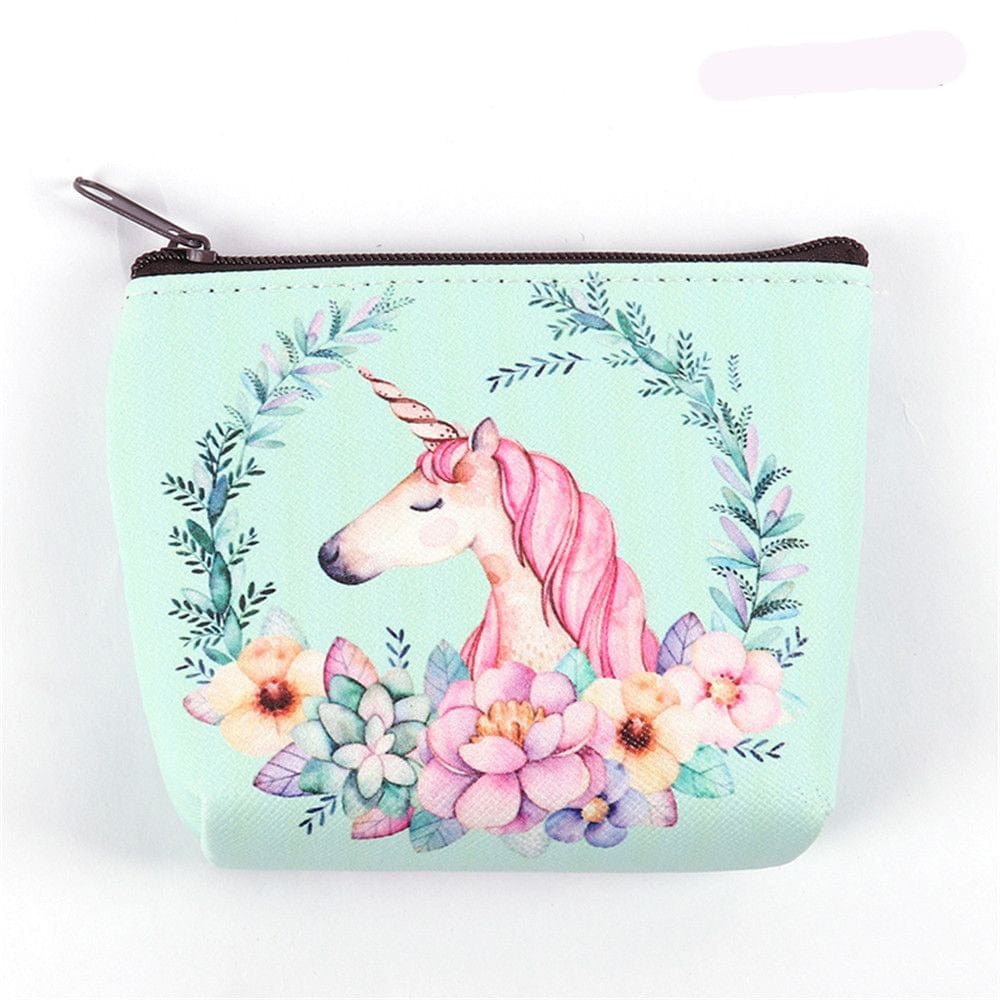 Porte-monnaie licorne Bleu Ma Petite Licorne Porte-monnaies