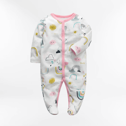 Pyjama Licorne Bébé - Barboteuse Arc-en-Ciel