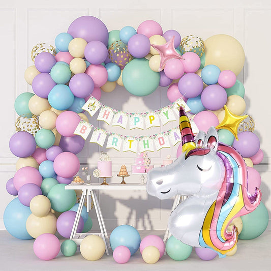 Arche de ballons Pastel Ma Petite Licorne Ballons