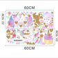 Assortiment stickers muraux licorne Ma Petite Licorne Stickers muraux