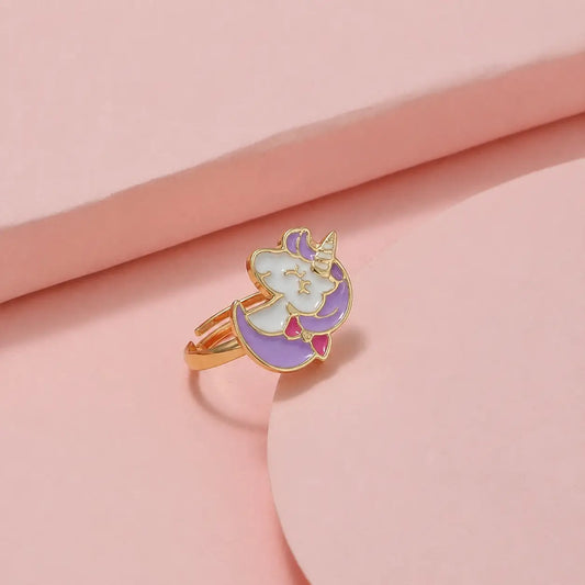 Bague licorne joyeuse Ma Petite Licorne Bagues