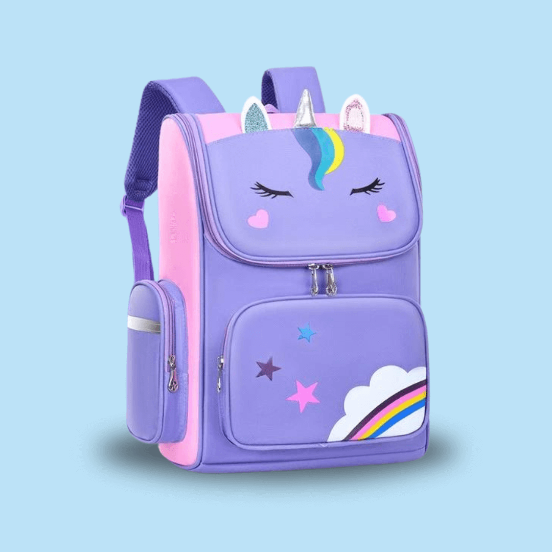 Cartable licorne Violet Ma Petite Licorne Cartables