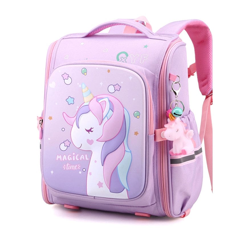 Cartable licorne waterproof Violet Ma Petite Licorne Cartables