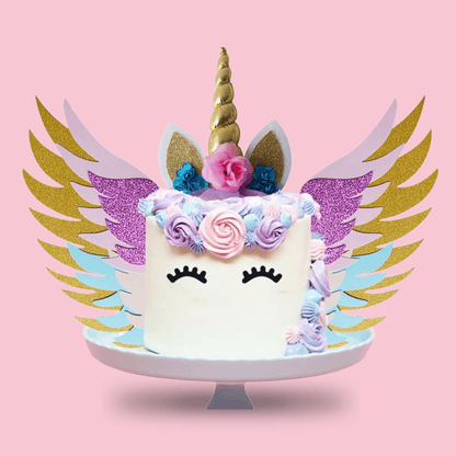 Décoration Licorne pour Gâteaux doré Ma Petite Licorne Décorations gâteaux