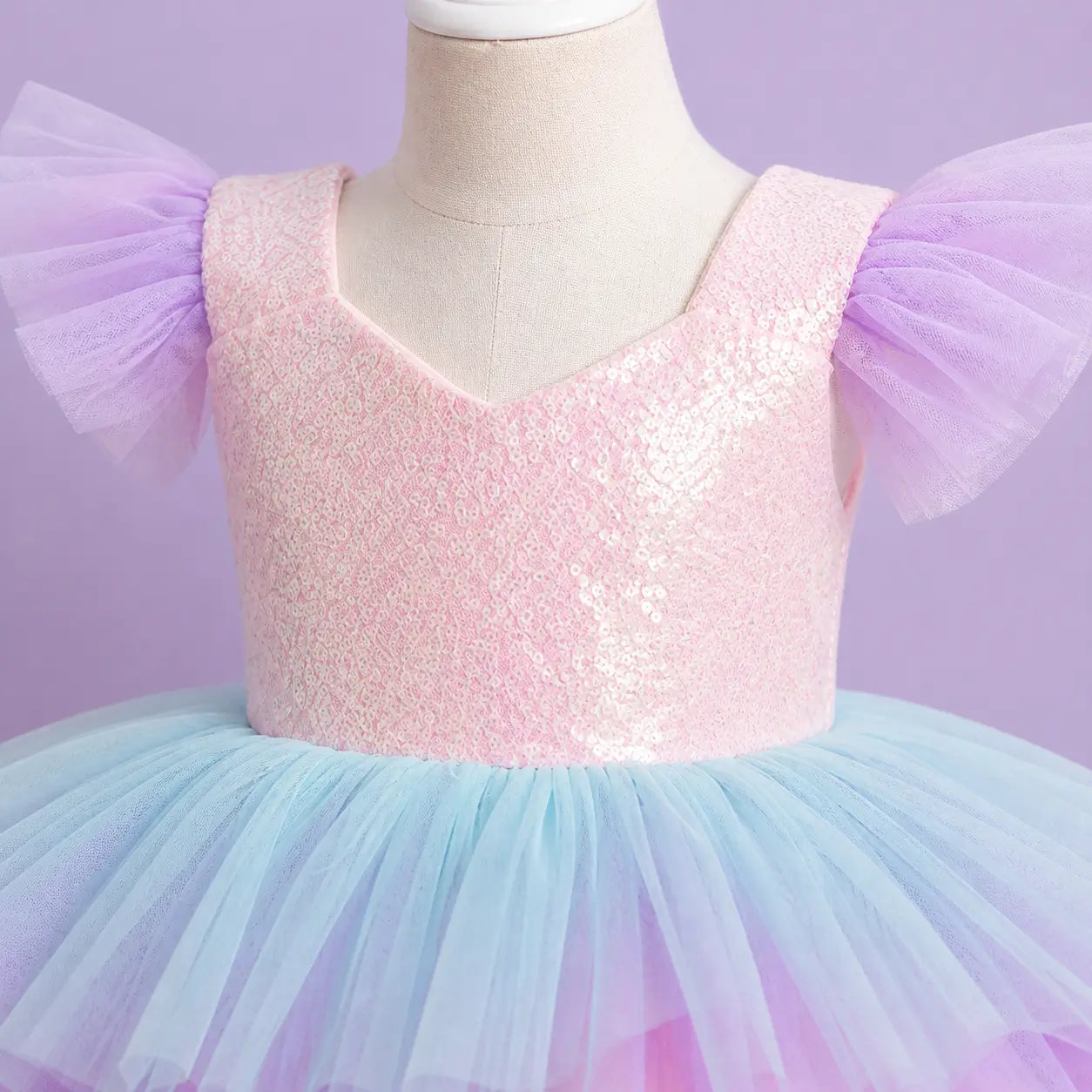 Déguisement licorne: Robe à volants Ma Petite Licorne Robe de princesse