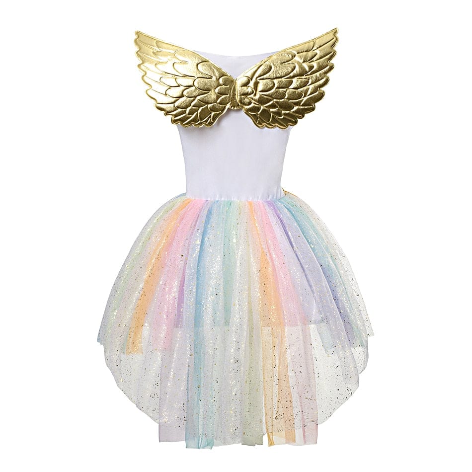 Déguisement licorne: Robe arc-en-ciel Ma Petite Licorne Robe de princesse