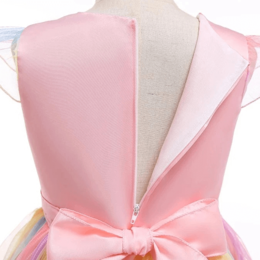 CinheyU Filles Déguisement Licorne Robe en Manches Longues pour Noël Halloween Canaval Costume de Cérémonie Anniversaire Fête Soirée Longue en Tulle Robes Bal avec Bandeau Rose 4-5 CinheyU Filles Déguisement Licorne Robe en Manches Longues pour Noël Halloween Canaval Costume de Cérémonie Anniversaire Fête Soirée Longue en Tulle Robes Bal avec Bandeau Rose 4-5