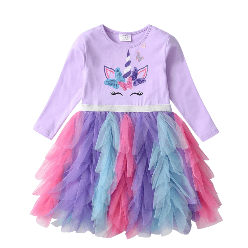 Déguisement licorne : Robe Étincelante Ma Petite Licorne Robe de princesse