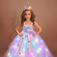 Déguisement licorne: robe lumineuse Ma Petite Licorne Robe de princesse