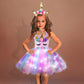 Déguisement licorne: robe lumineuse Ma Petite Licorne Robe de princesse