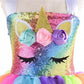 Déguisement licorne: robe lumineuse Ma Petite Licorne Robe de princesse