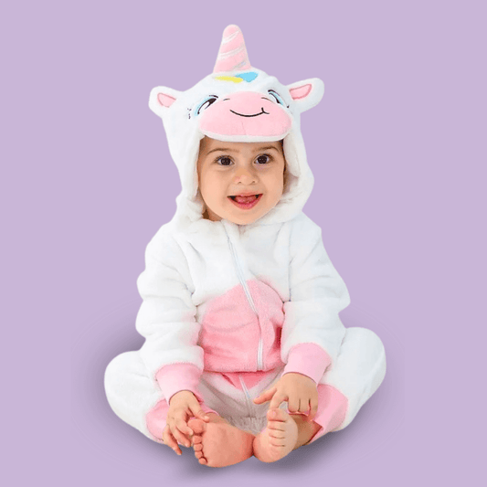 Pyjama Licorne Bébé Blanc - Kigurumi (Combinaison) 3-6 mois Ma Petite Licorne Pyjamas licorne Bébé