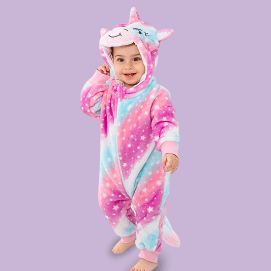 Pyjama Licorne Bébé Multicolore - Kigurumi (Combinaison) 3-6 mois Ma Petite Licorne Pyjamas licorne Bébé