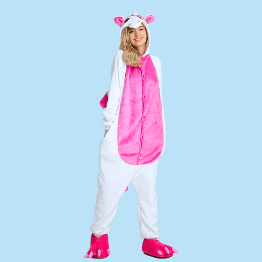 Pyjama Licorne Femme Blanc - Kigurumi (Combinaison) S Ma Petite Licorne Pyjamas licorne Adulte