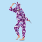 Pyjama Licorne Femme Violet et bleu - Kigurumi (Combinaison) Ma Petite Licorne Pyjamas licorne Adulte
