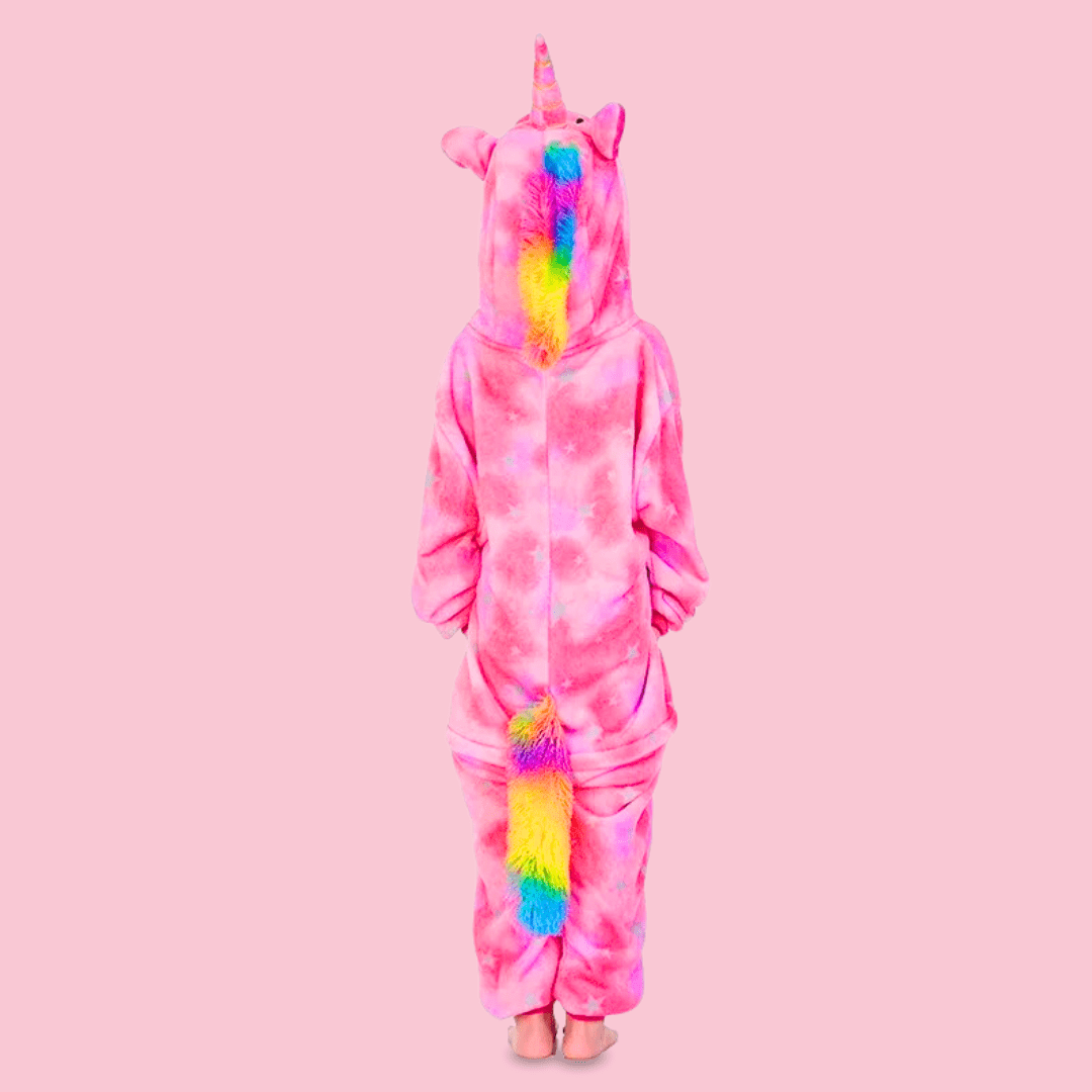 Pyjama Licorne Fille Rose foncé - Kigurumi (Combinaison) Ma Petite Licorne Pyjamas licorne Enfant