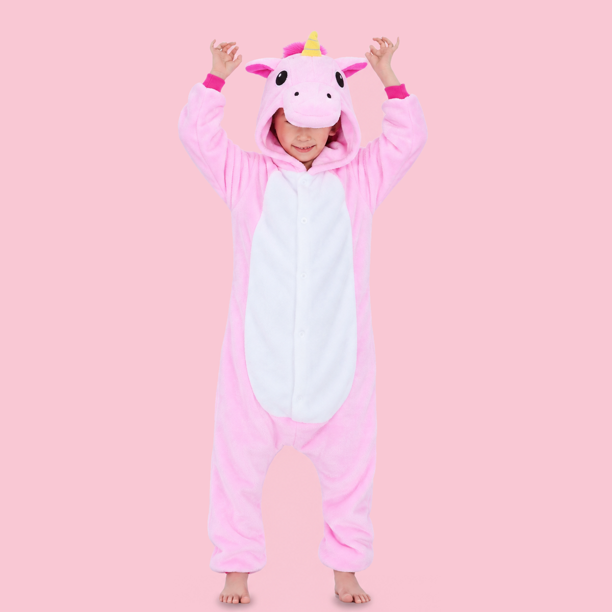 Pyjama Licorne Fille Rose - Kigurumi (Combinaison) Ma Petite Licorne Pyjamas licorne Enfant