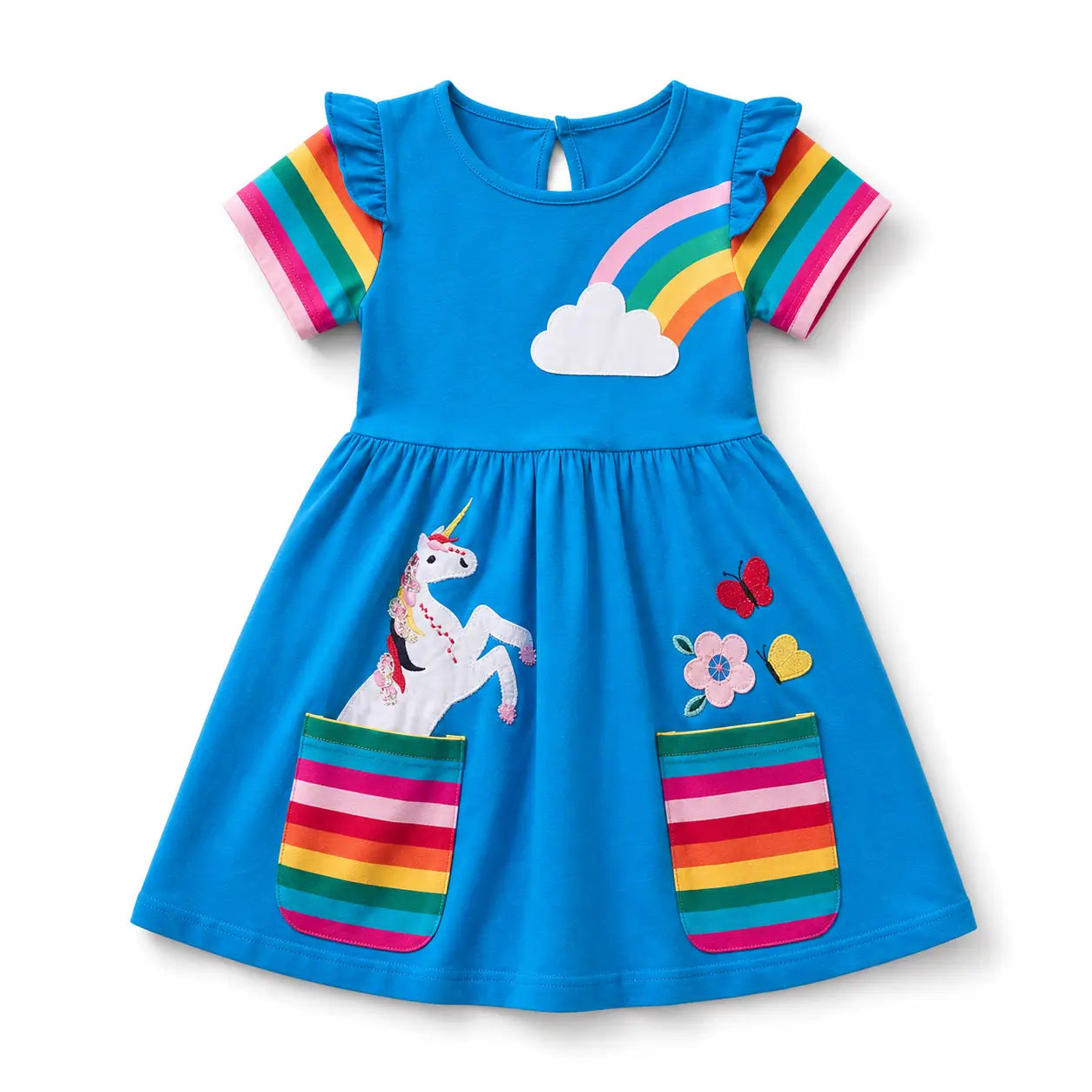 Robe Licorne Bleue Ma Petite Licorne Robe