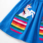 Robe Licorne Bleue Ma Petite Licorne Robe