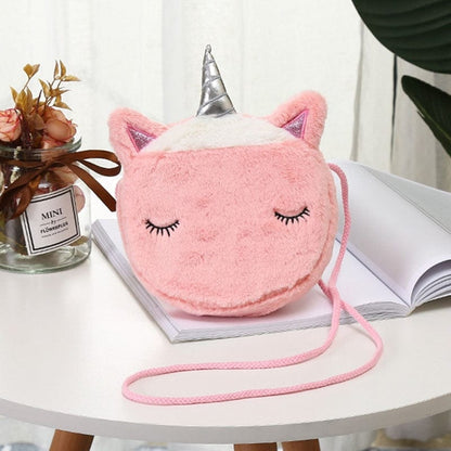 Sac à Main Licorne tout doux rose Ma Petite Licorne Sacs à main