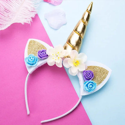 Serre-tête licorne Doré Ma Petite Licorne Serre-têtes