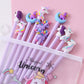 Stylos noirs licorne (10 pièces) Ma Petite Licorne Stylos