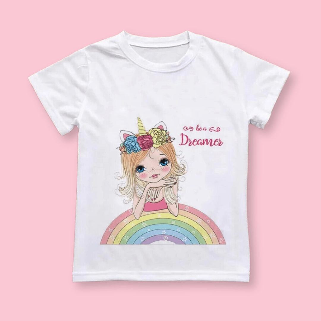 T-shirt licorne rêveuse 2 ans Ma Petite Licorne T-shirts