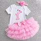 Tenue Princesse Premier Anniversaire Bébé Ma Petite Licorne Body