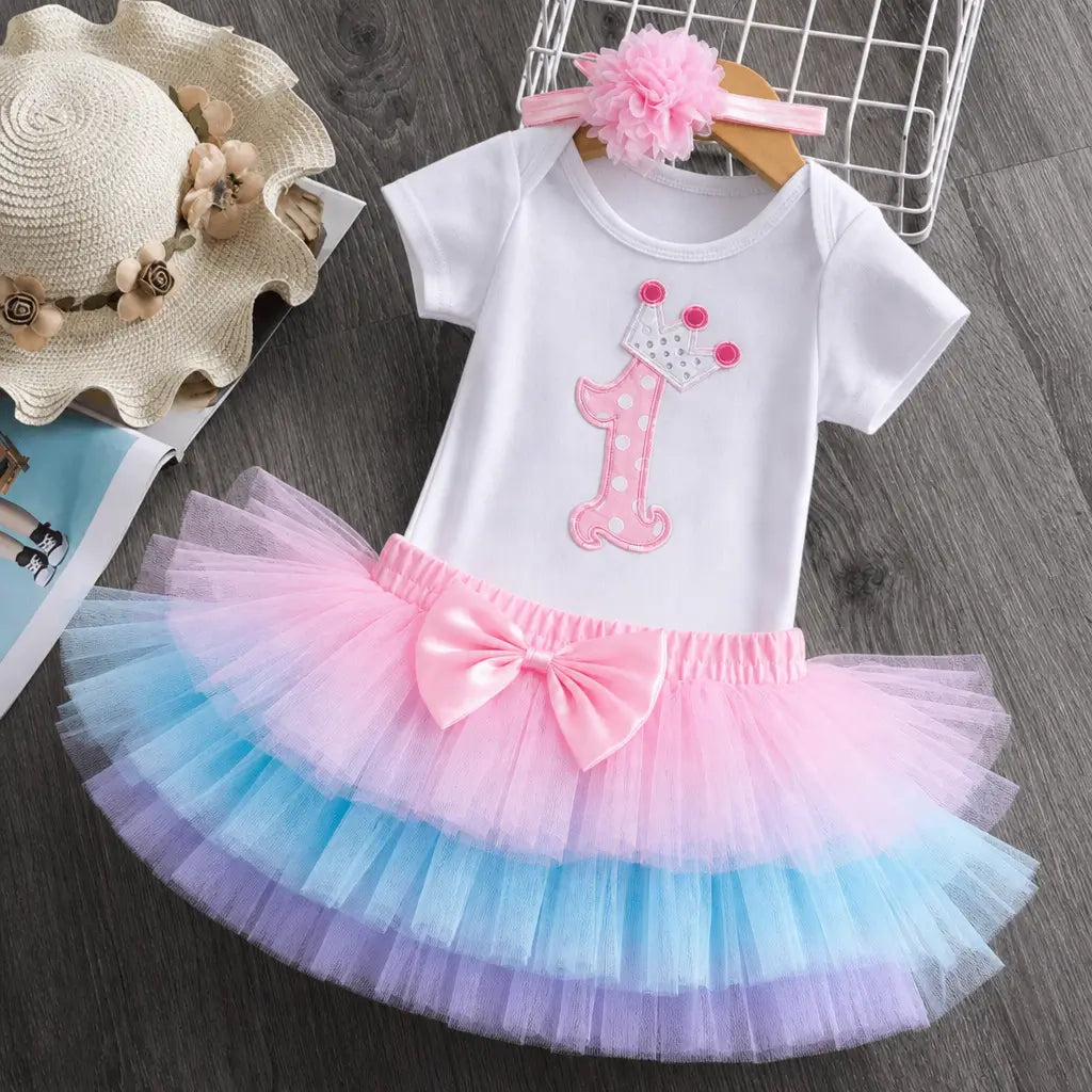 Tenue Princesse Premier Anniversaire Bébé Ma Petite Licorne Body