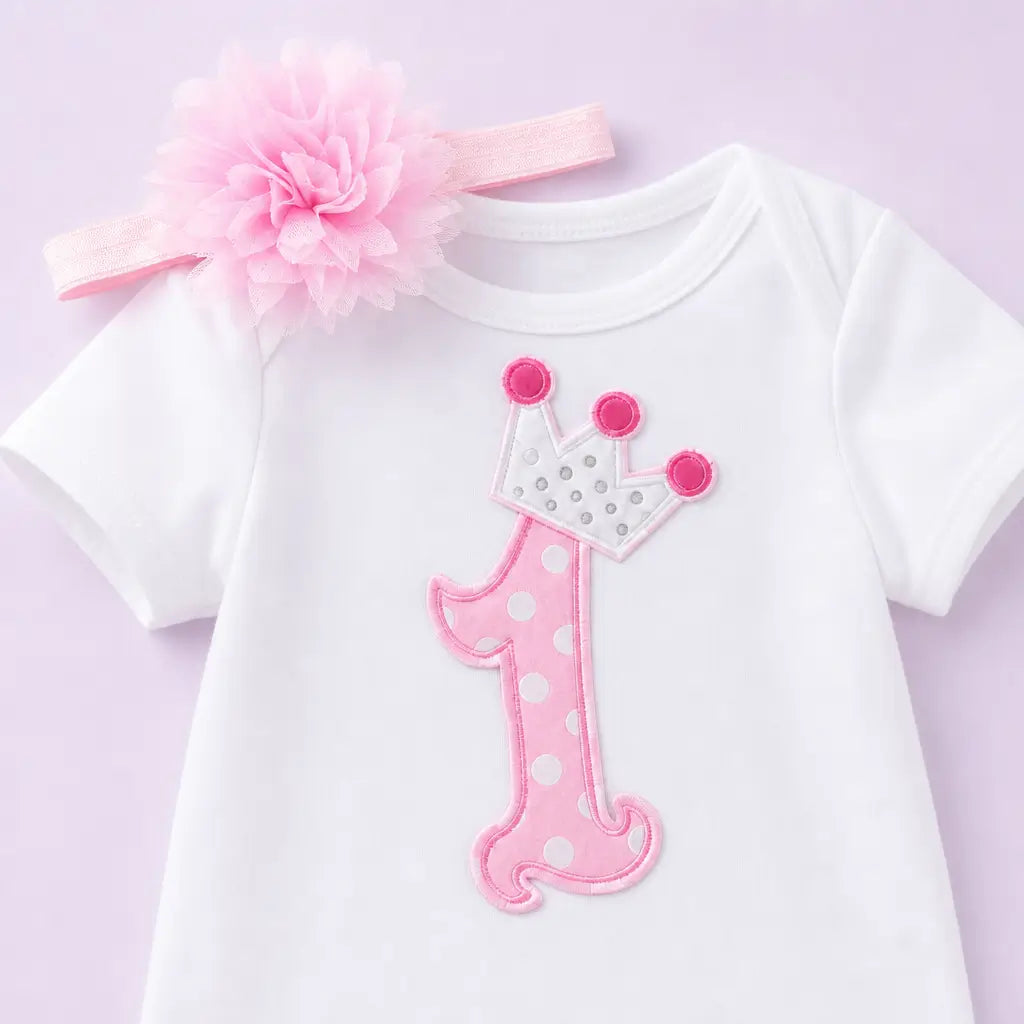Tenue Princesse Premier Anniversaire Bébé Ma Petite Licorne Body