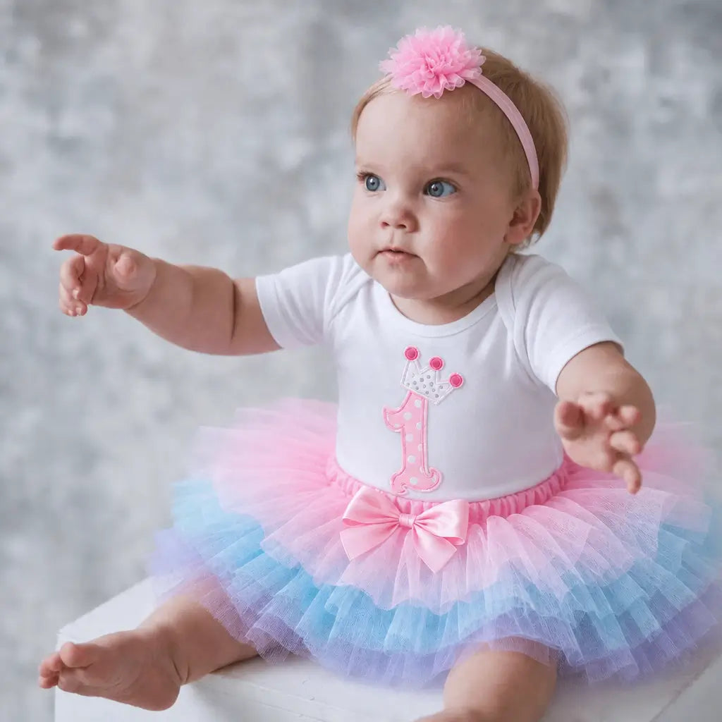 Tenue Princesse Premier Anniversaire Bébé Ma Petite Licorne Body