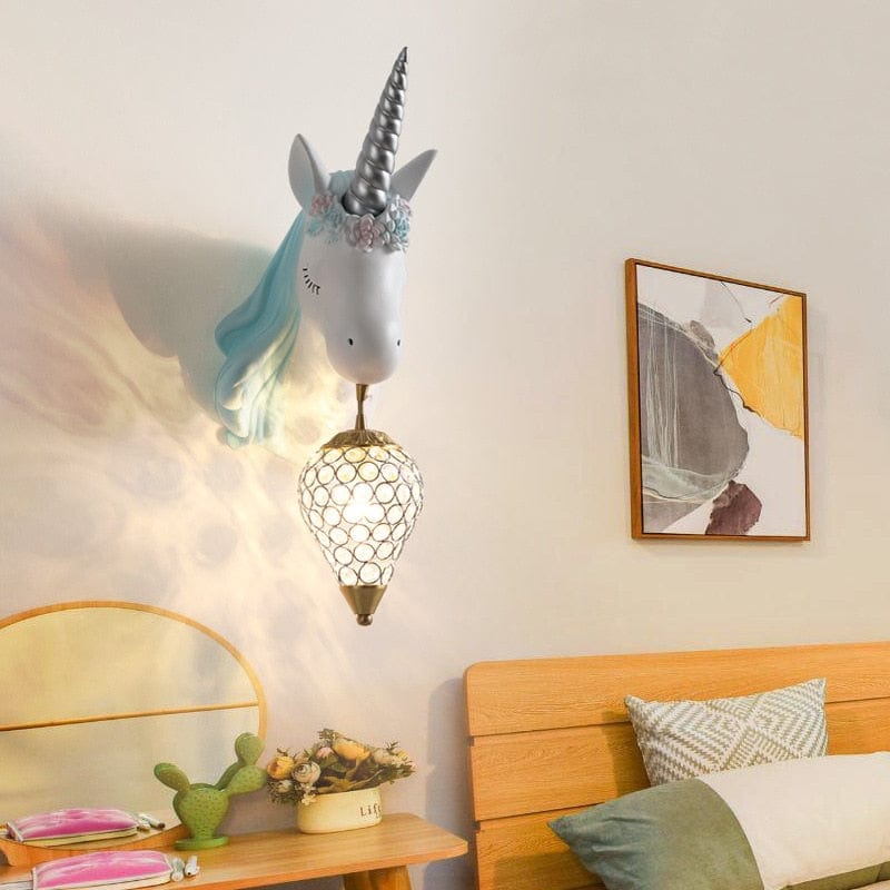 Trophée licorne lampe Ma Petite Licorne Lampes