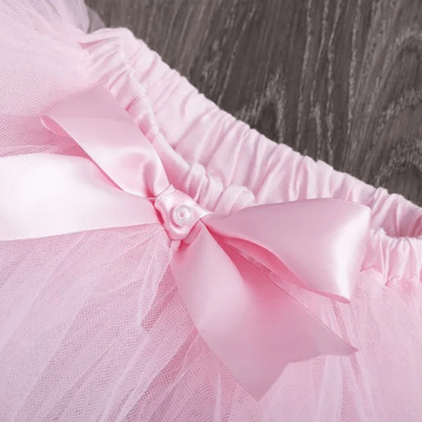 Deguisement licorne pour bébé body tutu anniversaire rose premier anniversaire détail du noeud